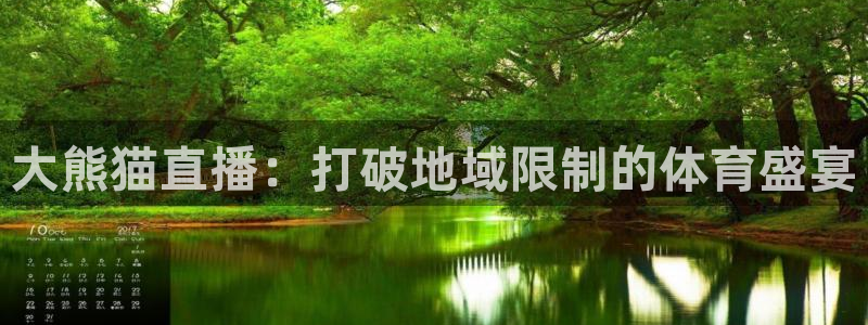 大熊猫直播：打破地域限制的体育盛宴