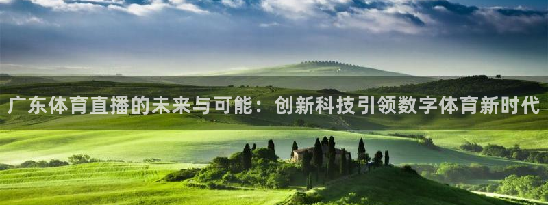 广东体育直播的未来与可能：创新科技引领数字体育新时代